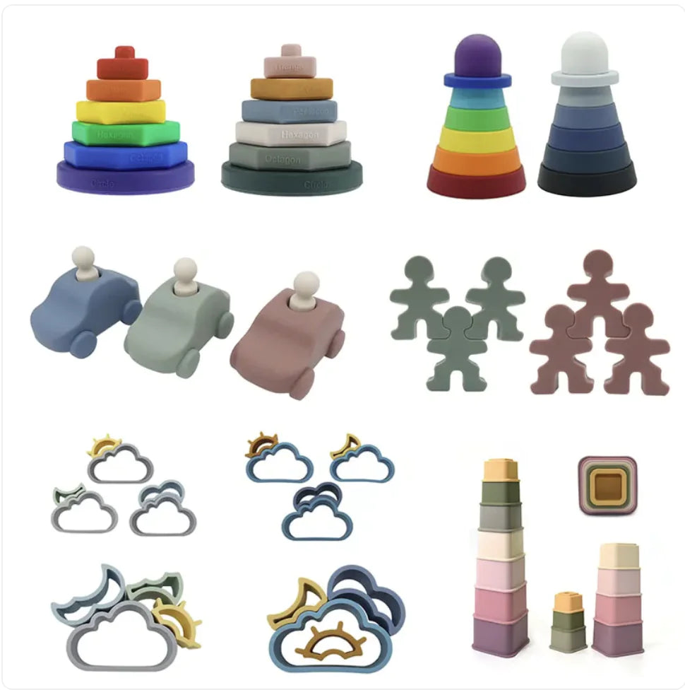 Silicone Teething Toy Set