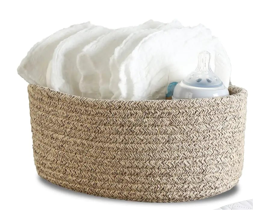 Changing basket with Cotton mattress and nappy basket included