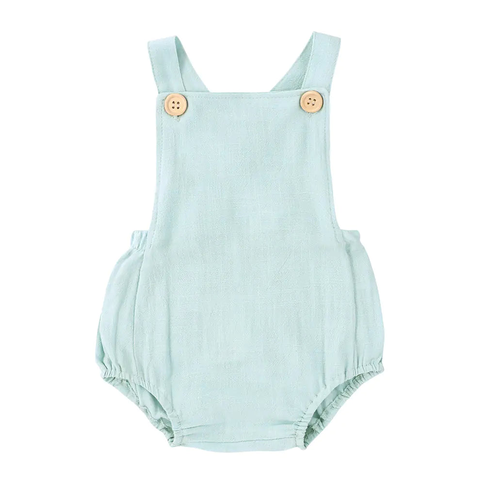 Sleeveless Cotton Jumpsuit
