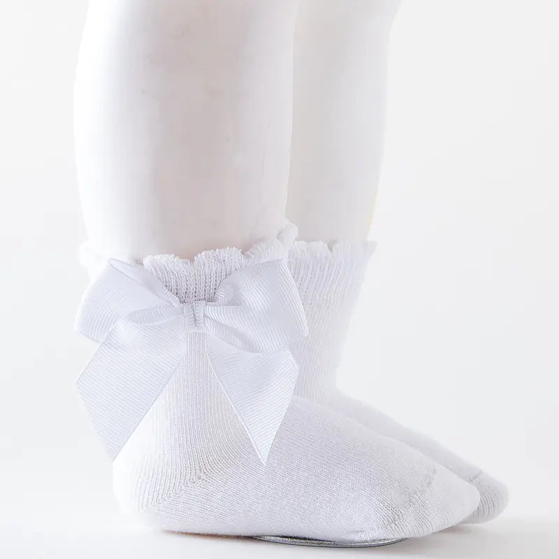 Bow Cotton Socks
