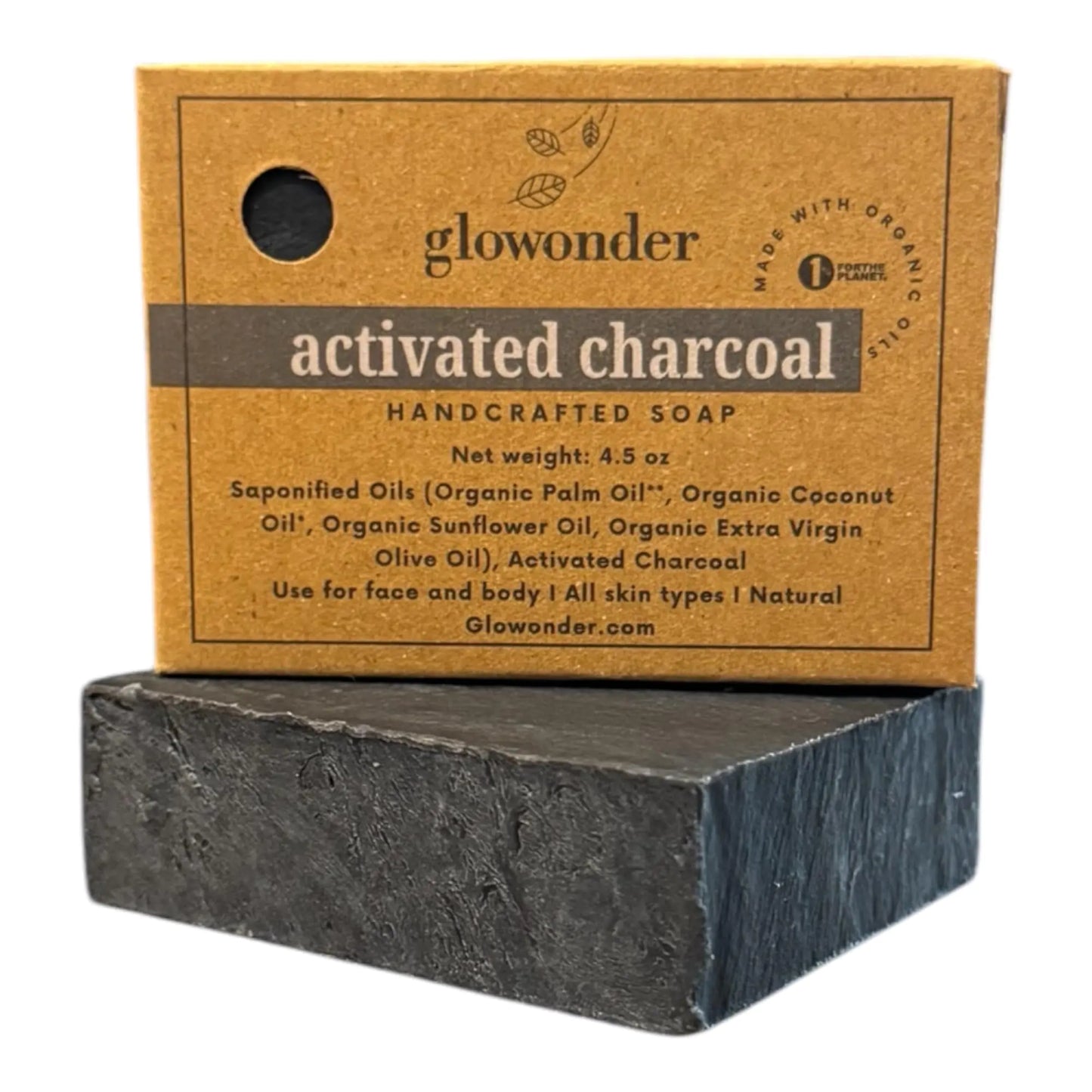 Activated Charcoal Handmade Organic Bar Soap