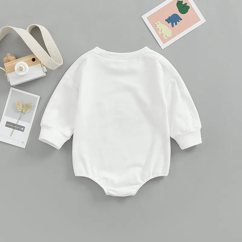 Cotton Dinosaur Rompers