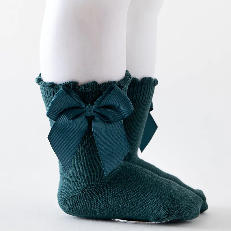 Bow Cotton Socks