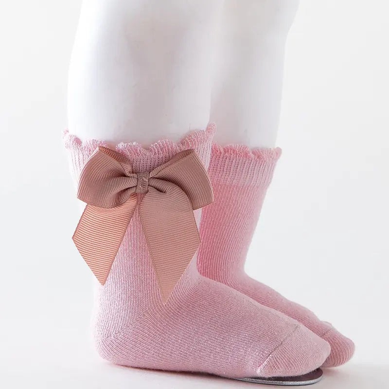 Bow Cotton Socks