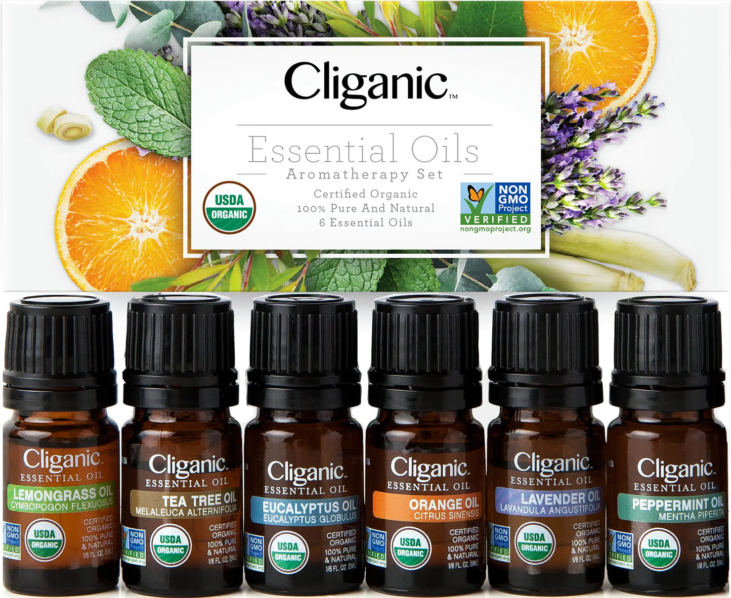 Organic Essential Oils Set