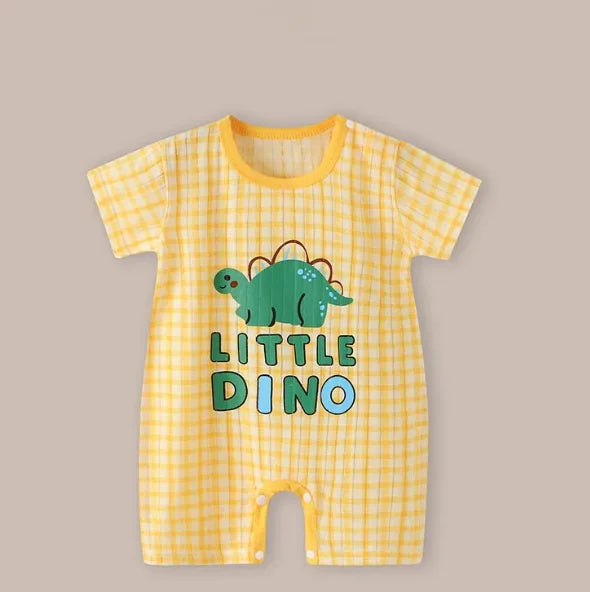 Cotton Short Sleeve Baby Romper