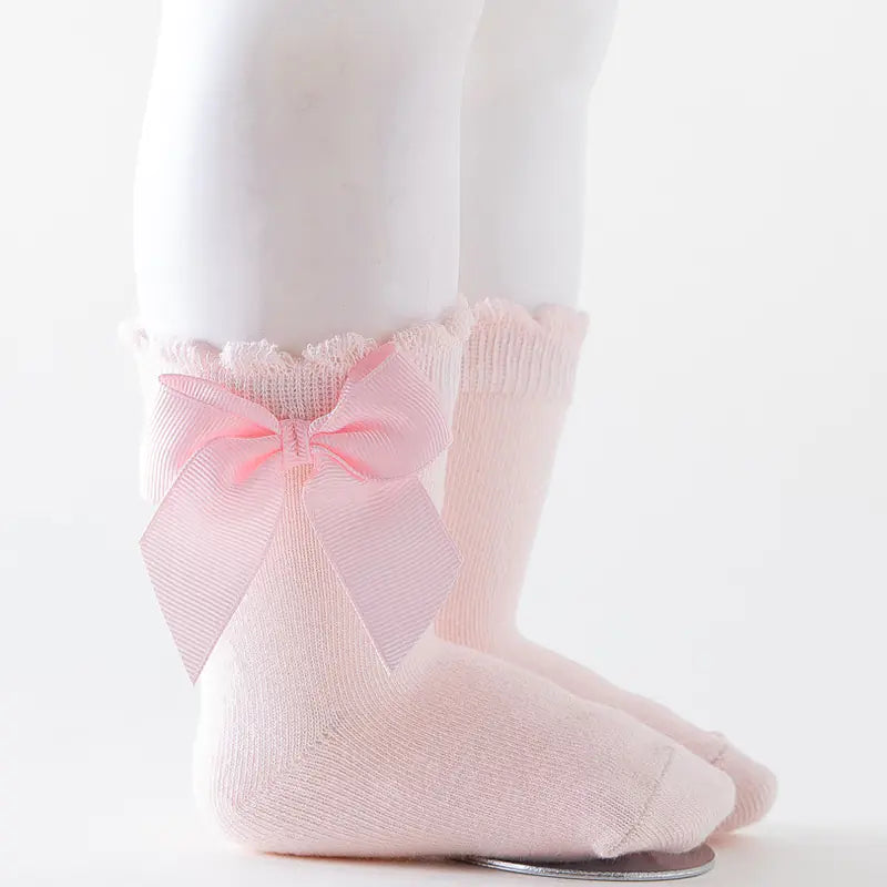 Bow Cotton Socks