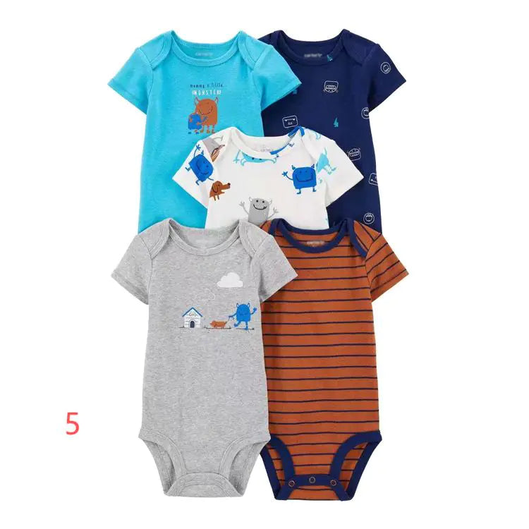 Cotton Rompers Set