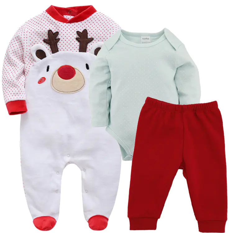 Christmas Cotton Newborn Bodysuit