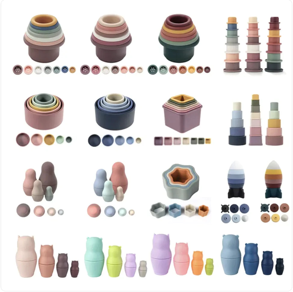 Silicone Teething Toy Set