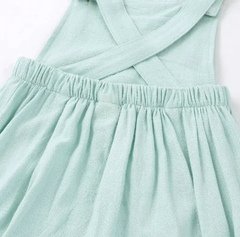 Sleeveless Cotton Jumpsuit