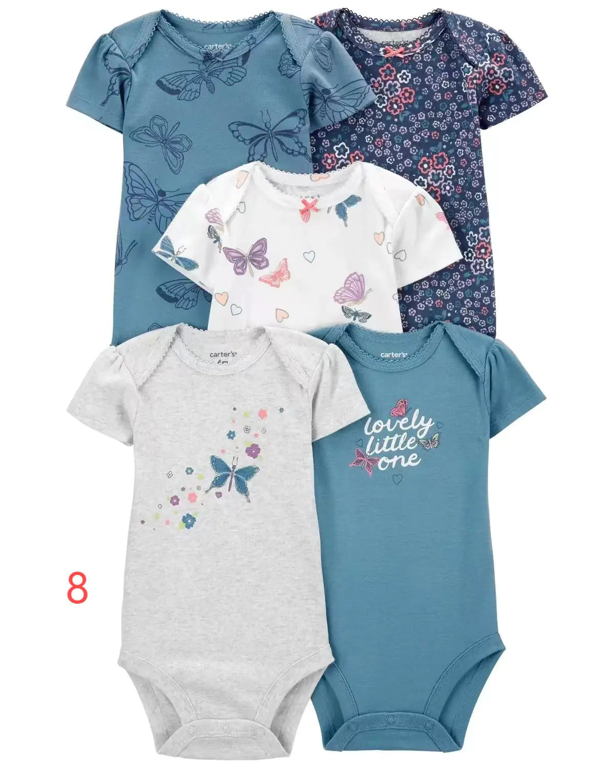 Cotton Rompers Set