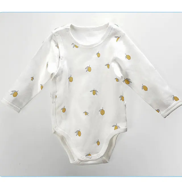 Organic Cotton Lemon longsleeve vest