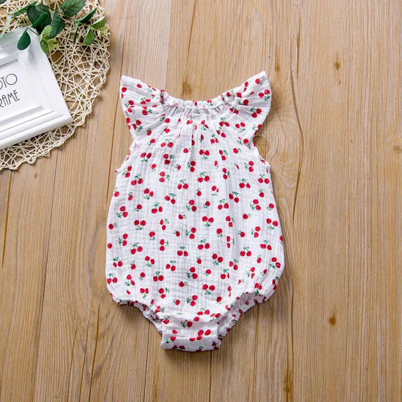 Cotton Linen Baby Romper
