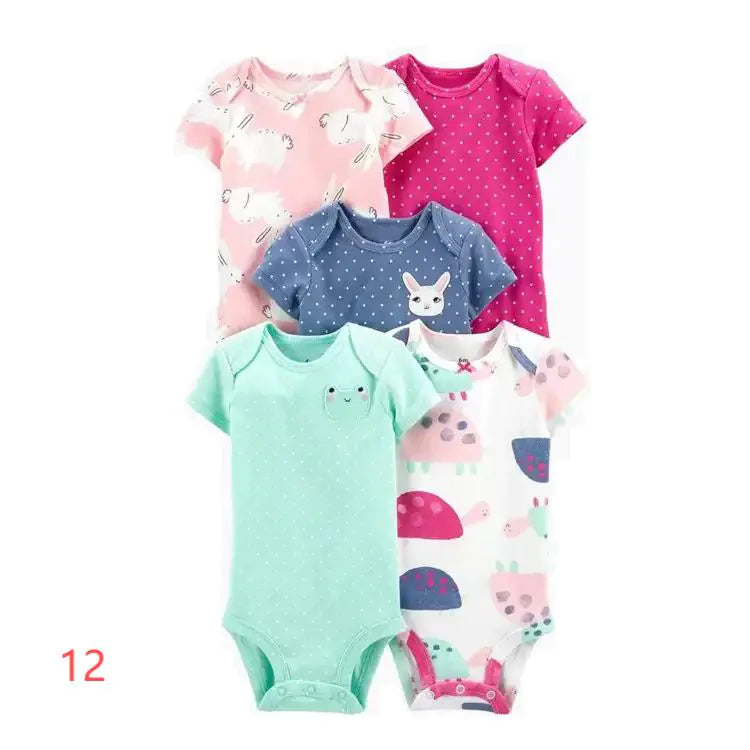 Cotton Rompers Set