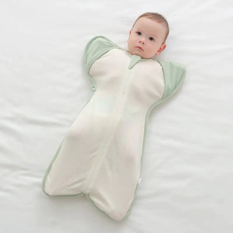 Organic Cotton Baby Sleeping Bag & Swaddle
