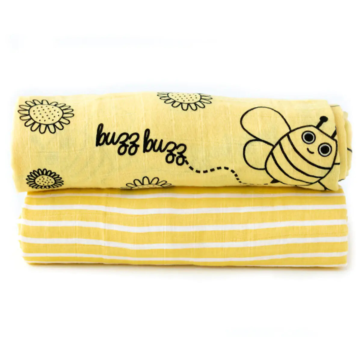Buzzy Bee Baby Muslin Swaddle Blanket