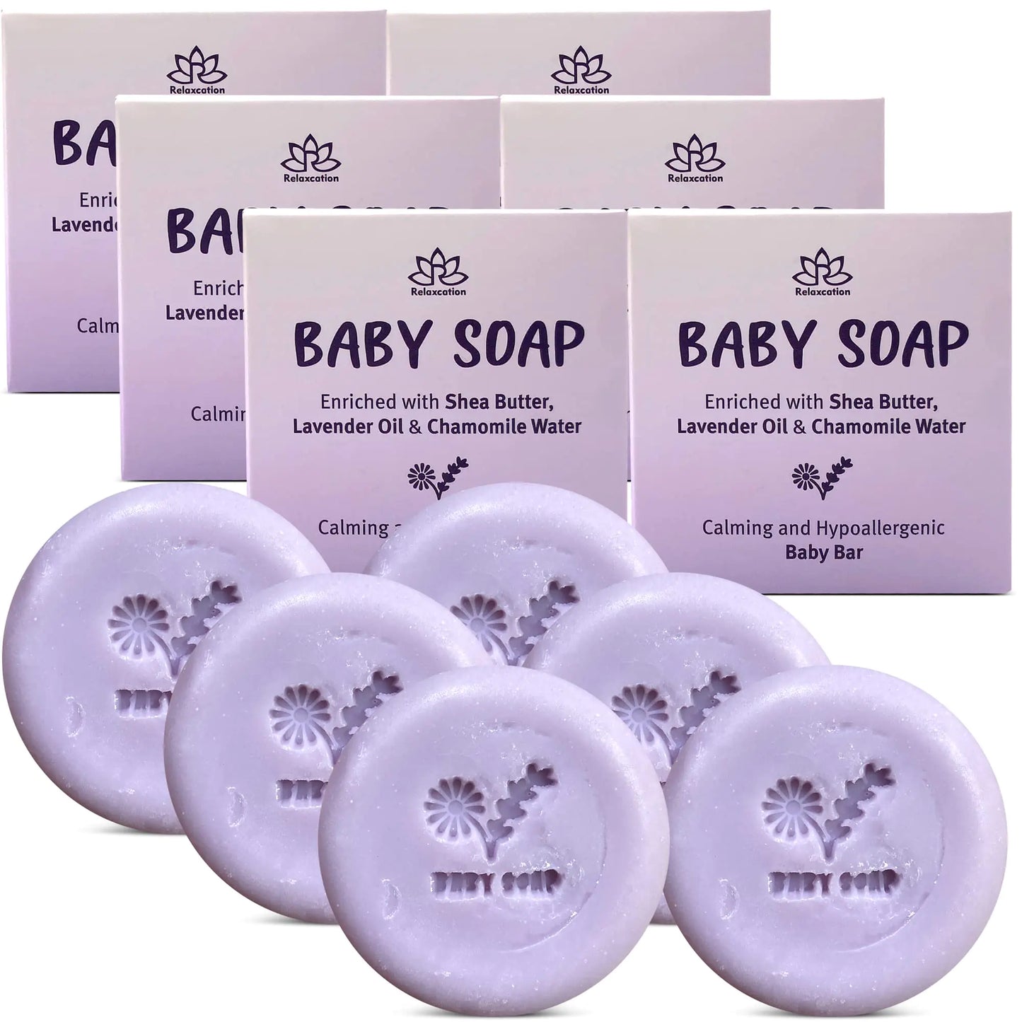 Natural Lavender Chamomile Baby Soap Bar