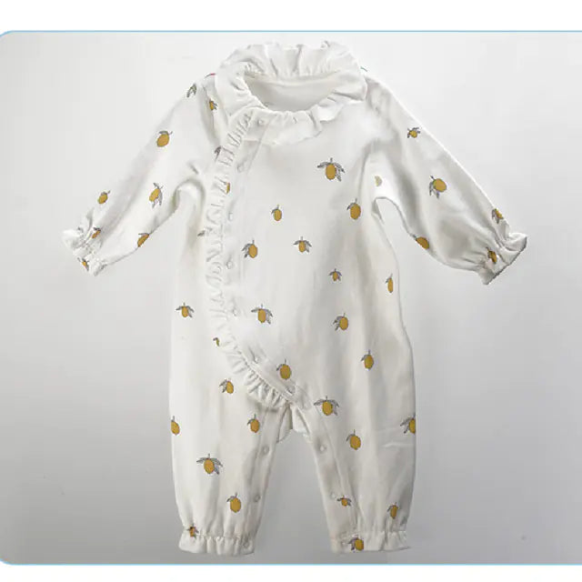 Organic Cotton Lemon longsleeve vest