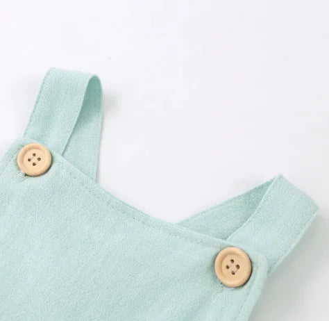 Sleeveless Cotton Jumpsuit