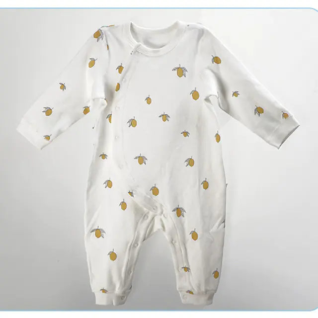 Organic Cotton Lemon longsleeve vest