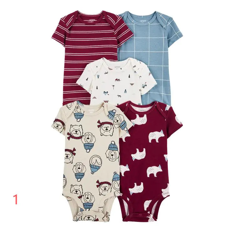 Cotton Rompers Set