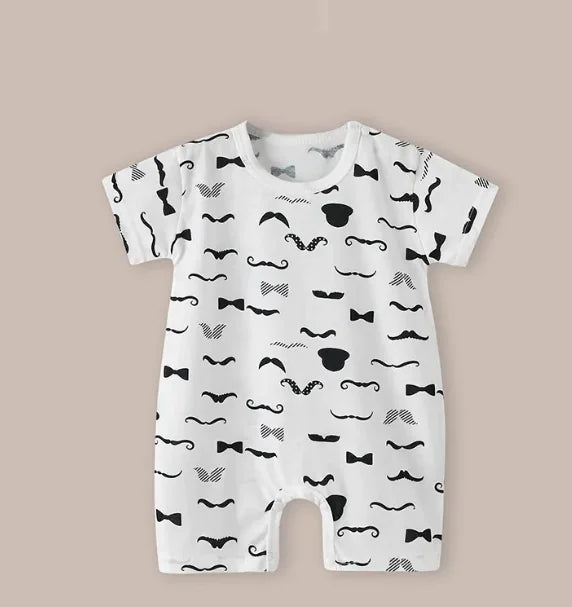 Cotton Short Sleeve Baby Romper