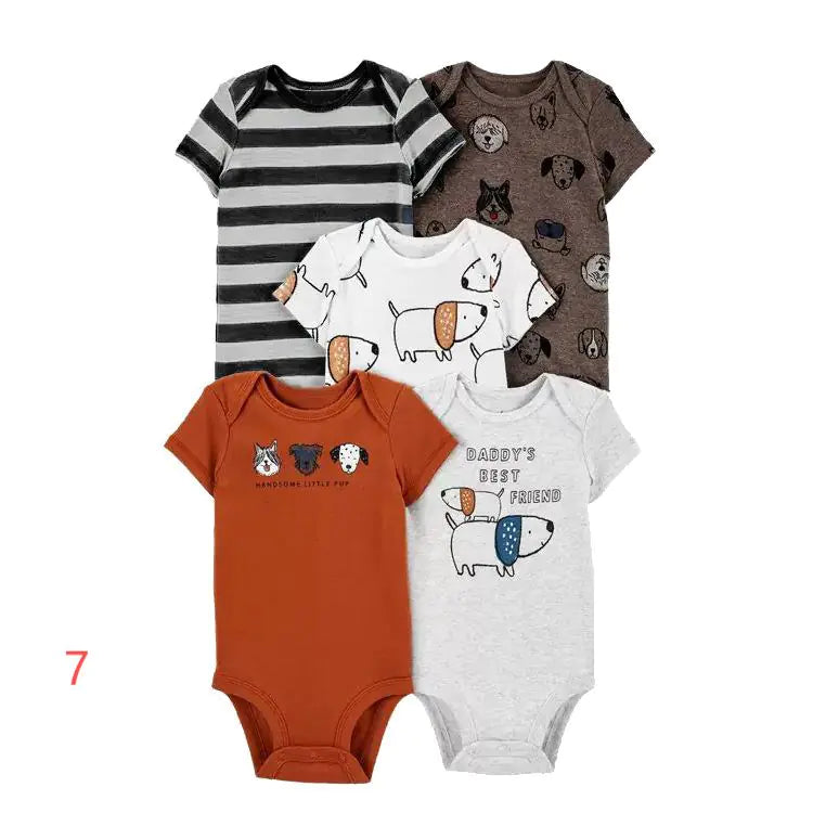 Cotton Rompers Set