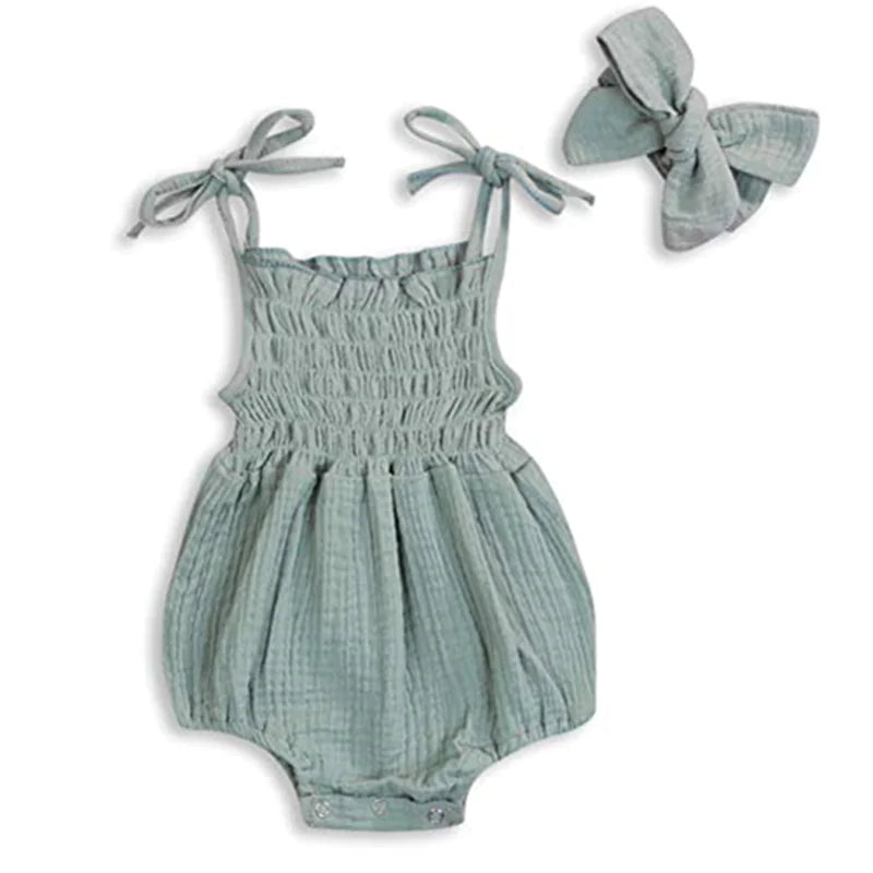 Girls Cotton Romper