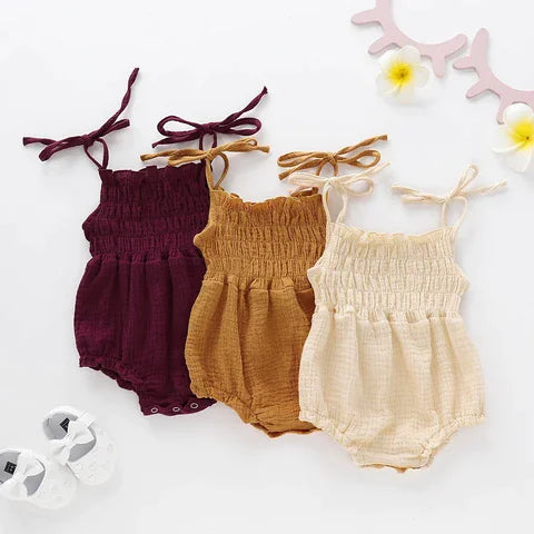 Girls Cotton Romper