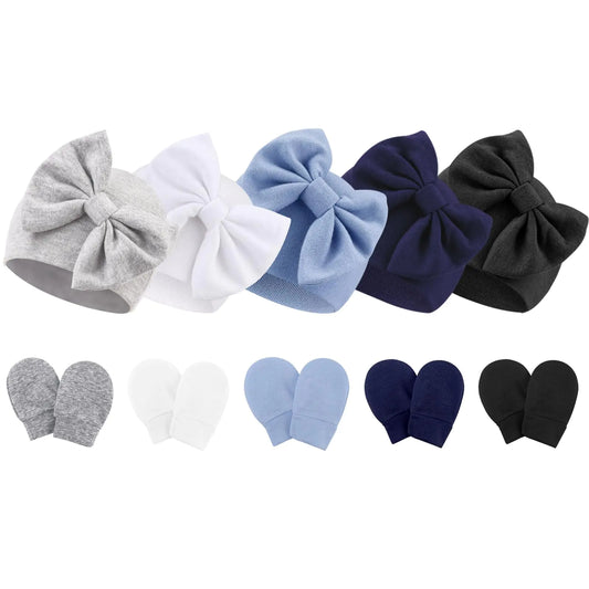Cotton Hat & Mittens