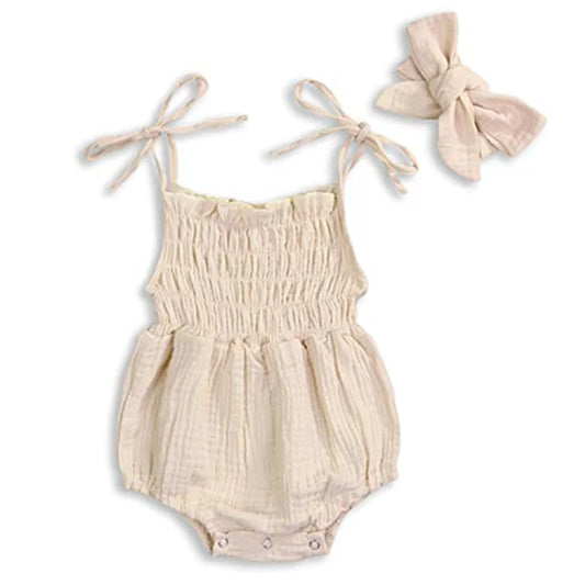 Girls Cotton Romper