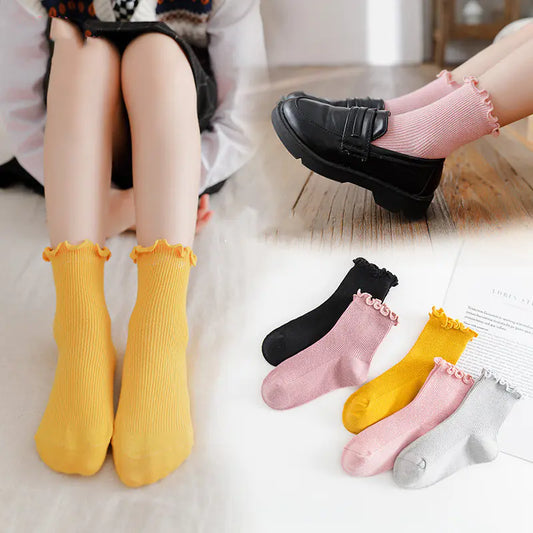 Girls Cotton Socks