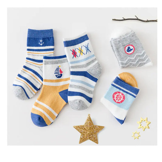 Sailing Cotton Socks