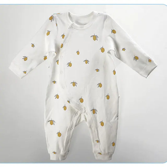 Organic Cotton Lemon longsleeve vest