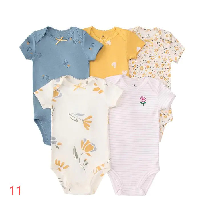 Cotton Rompers Set